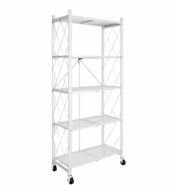 📦🏠 Organizador Metálico 4 Niveles con Ruedas