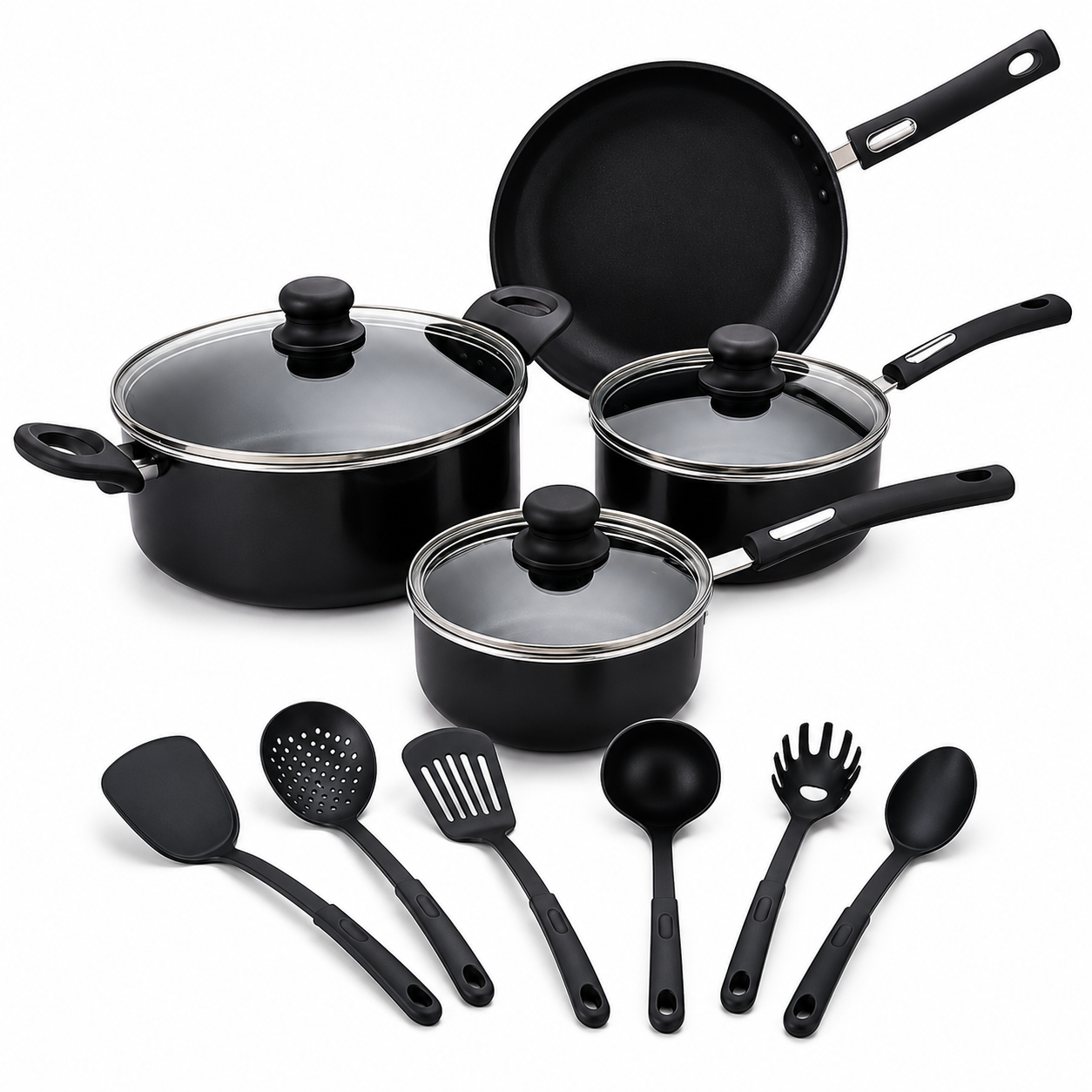 🍳🔥 Combo Cocina Completo 13 Piezas ✅ Cocina rico sin que se pegue 🙌