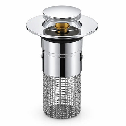 🚿 Par Filtro Atrapa-Pelos Anti-Tapones — Acero Inoxidable Edición Universal
