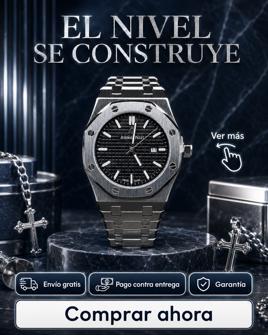 👑 Luce como un hombre de éxito | Reloj elegante en acero ⌚