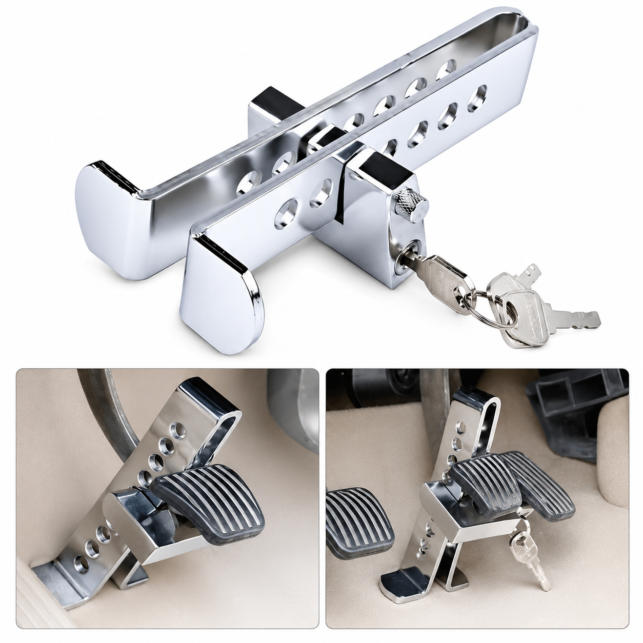 🔐 SeguroMax | Bloqueo de Pedal Antirrobo para tu Vehículo