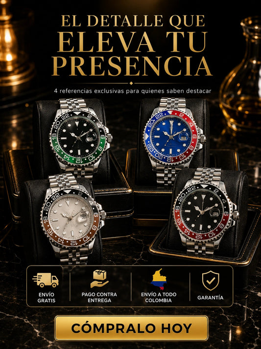 Reloj de Lujo 🔴🔵 Clásico⌚