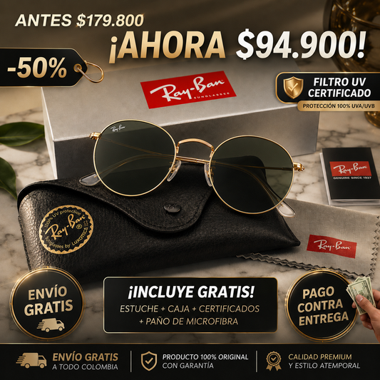 ‼️Gafas De Sol De Moda Redondas Unisex😍